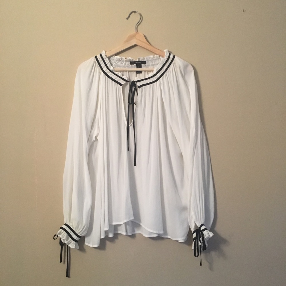 Forever21 | sheer blouse